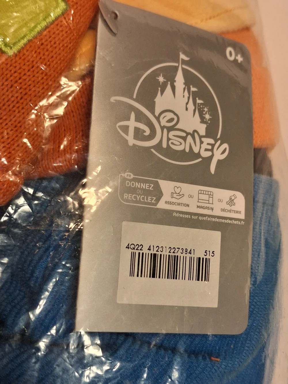 Disney Goofy Plush Toy - Orange & Blue Kids Character
